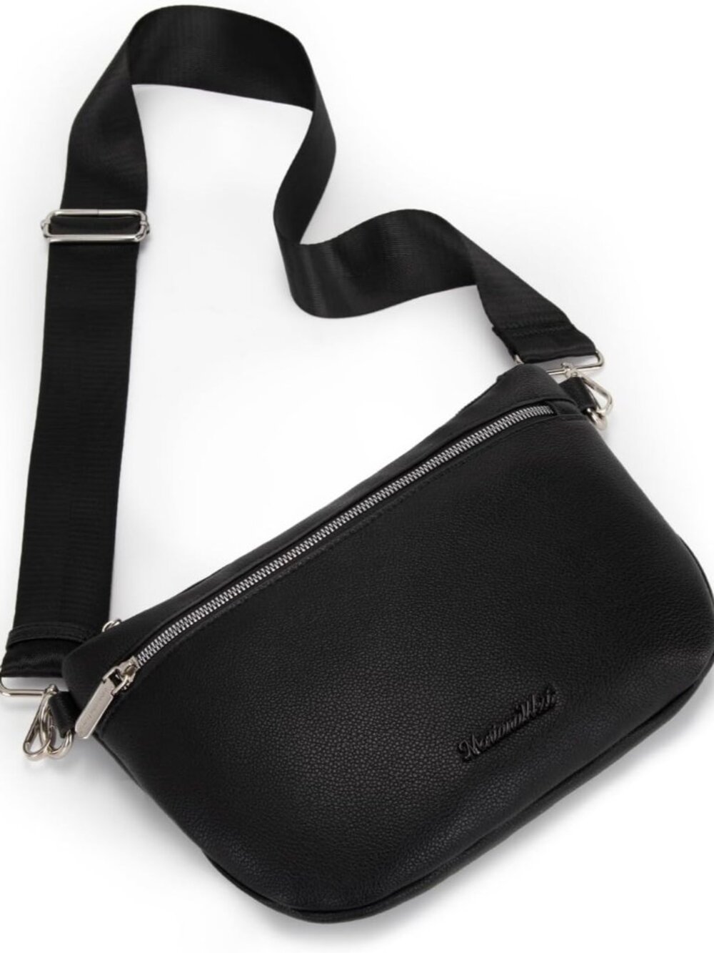Crossbody Bag for Women with Dual Zipper Pockets, Bum Bag Fanny Packs Sling Ches
